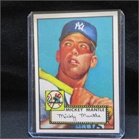 Mickey Mantle 1952 Topps #311 rookie reprint