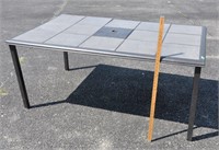 Tile insert patio table - info