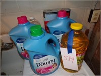 Lot of laundry soap & Pinesol