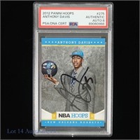 2012 Panini Hoops #275 Anthony Davis RC Auto (PSA)