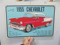 modern "1955 chevrolet" metal-tin sign