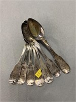 (7) Coin Silver Spoons