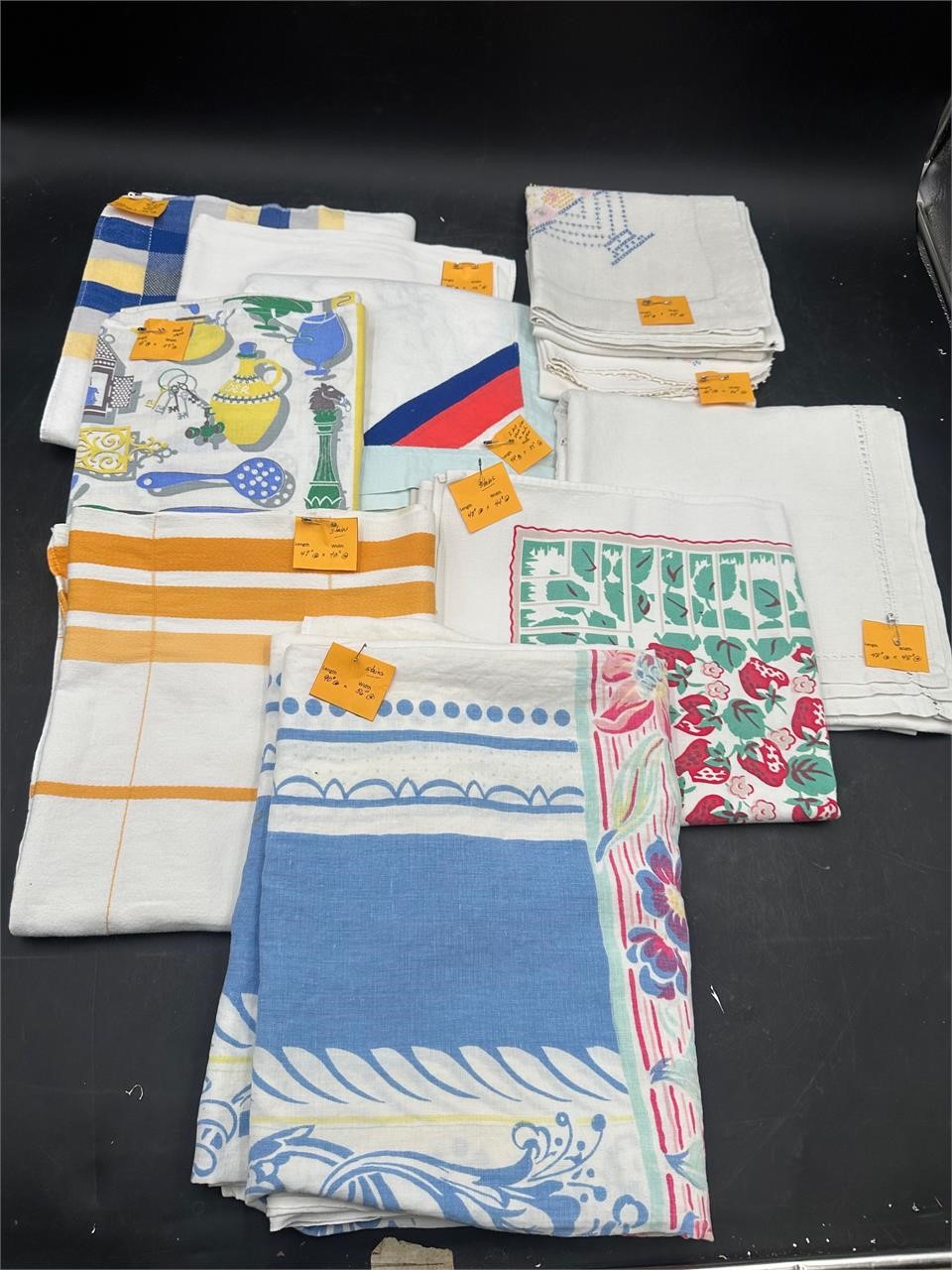 10- Vtg Tablecloths