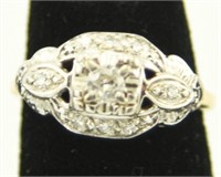 Lot #32 - Ladies 14K yellow and white gold