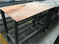 Black Metal Work Table