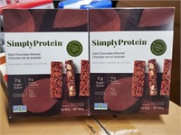 2 box Dark Choc. Almond - SimplyProtein Snack Bar
