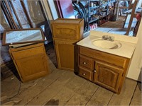 4 Piece Vanity Cabinet Set