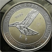 2015 CANADA $2 SILVER COIN BIRD