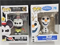 Olaf & Minnie on Ice Disney FUNKO POP