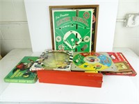 Assorted Vintage Game Boards and Related