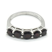 Silver Garnet(1.4ct) Ring