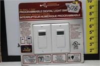 New in wall 7 day programmable digital light