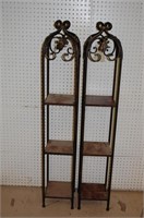 (2) Upright Display Stands 50" Tall