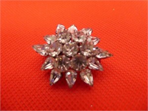 Austria Rhinestone 1.25" Brooch