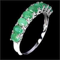 Natural Columbian Emerald Ring