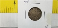 1888 Canada 10 Cent