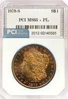 1879-S Morgan Silver Dollar MS-65 + PL