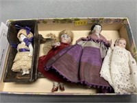 Vintage Miniature Porcelain Dolls
