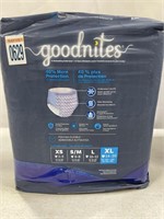 GOODNITES BOYS BEDWETTING UNDERWEAR SIZE XL 21PCS