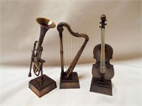 Die Cast Metal Harp - Trumpet & Violin Pencil