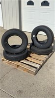 Set of 4 ST205 / 75R15 Trailer Tires