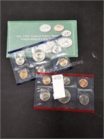 1993 US mint uncirculated coin set (display)