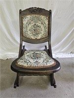 Antique Folding Rocking Chair