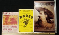Buffalo Bill Wild West Photo Copy & Rodeo Posters