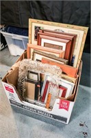 Lg Box of Picture Frames