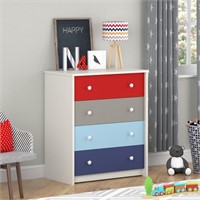 New Cosco kaleidoscope 4 drawer dresser,