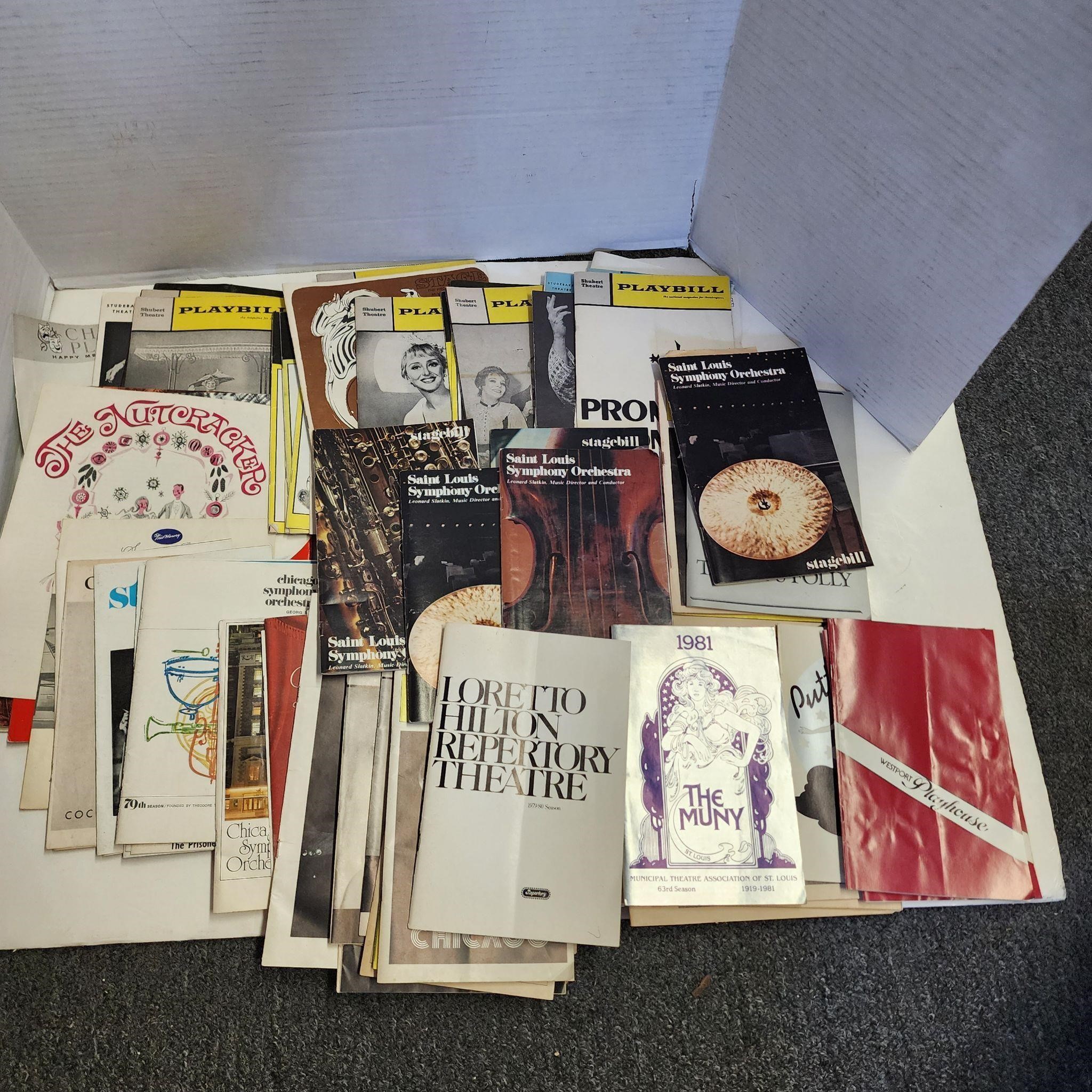 Antique Playbill Books