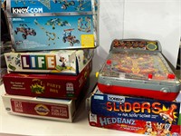 Lot of games and knex