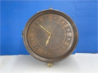 Bombay Co. Double Sided Metal Train Clock