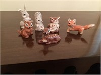 Tiny woodland critter figurines