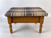Powell Footstool With Storage Compartment