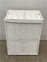 Removable Cloth Lined Woven Hamper