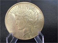 1922-S Silver Peace Dollar