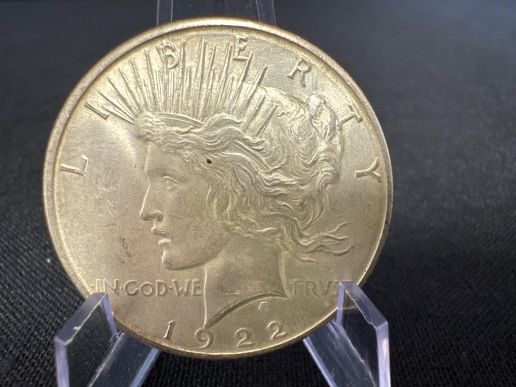 1922-S Silver Peace Dollar