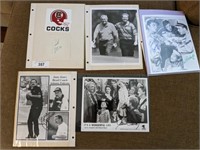 ASSORTED SPORTS AND MOVIE STAR PHOTOS