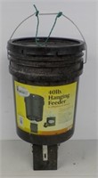 40 lb. Hanging feeder with photo cell timer