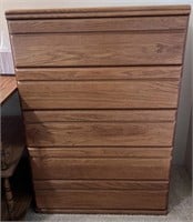 5-Drawer Wooden Dresser