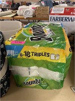 Bounty paper towels 6 rolls