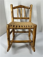 Handmade Wooden Kids Rocking Chair