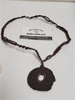 Geode Slice Necklace