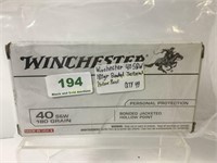 Winchester 40 S&W 180 gr. Qty 49