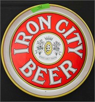 Vintage Iron City Beer Tray