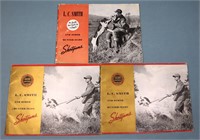 (5) 1930's-1940's L.C. Smith Shotgun Catalogs