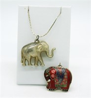 Vintage Elephant Pendants