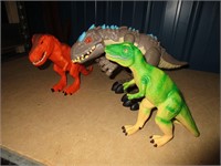 DINOSAURS lot of Big Dinosaur Toys