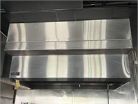 NAKS STAINLESS STEEL HOOD WITH FIRE SYSTEM - 84''